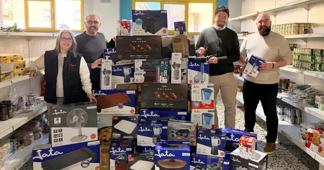 donación electrodomésticos Jata Villa Javier