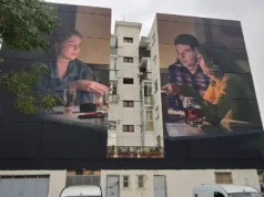 Un mural de Tudela seleccionado entre los 100 mejores del año