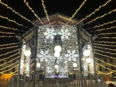 La atractiva iluminación navideña de Tudela