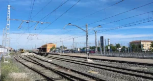 eje ferroviario de Castejón