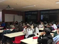 El avatar de Margarita Salas estimula las vocaciones de ciencias en el Instituto Valle del Ebro