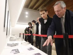 Chivite visita la exposición sobre Rafael Moneo y lo destaca como una de las personalidades culturales “más importantes que ha dado Navarra en el último siglo” Exposición sobre Rafael Moneo
