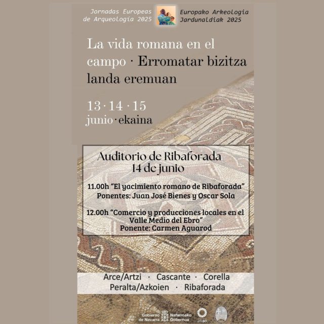 2025.06.14 jornadas europeas de arqueología Ribaforada Jornadas Europeas Arqueología