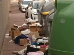 UPN denuncia el estado de suciedad en Corella y reclama prioridad para la limpieza suciedad en las calles de Corella