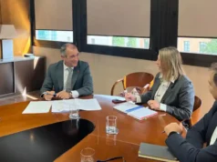 El consejero Chivite se reúne con CANASA para avanzar en la construcción de la 2ª fase del Canal de Navarra construcción de la 2ª fase del Canal de Navarra
