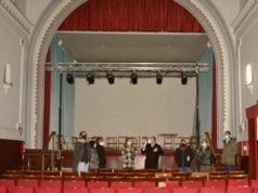 Comisión de Cultura y Deporte visita el Teatro-Cinema Calatrava en Fitero
