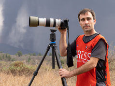 Eduardo Blanco: «Las imágenes del volcán impresionan, y más cuando llega la noche. La visión es espectacular»