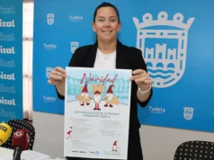 Irune García, concejala de Turismo: «Hemos conseguido que Tudela sea un referente como destino de Navidad» alumbrado navideño de Tudela