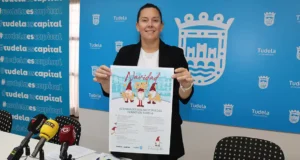 alumbrado navideño en Tudela