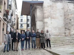 Concluye la primera fase de los trabajos para preservar la portada románica de la Magdalena de Tudela