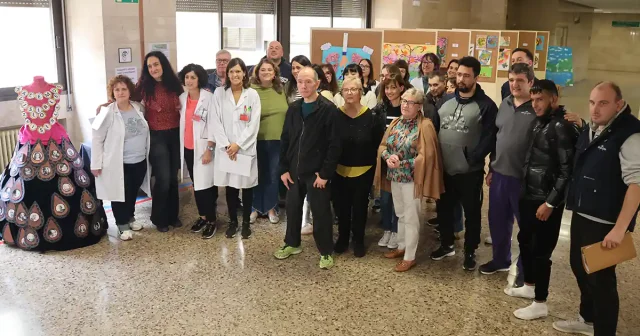 787A7319 Inauguración de la exposición Arteterapia dentro de las actividades de Salud Mental en Tudela