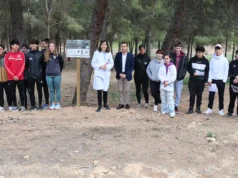 Alumnos del CIP ETI y la Fundación el Castillo colaboran en la creación de un circuito saludable junto al hospital de Tudela circuito saludable junto al hospital de Tudela