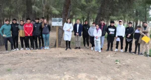 circuito saludable junto al hospital de Tudela