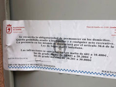Corella precinta los cuartos de cuadrillas precinto en uno de los cuartos de la localidad