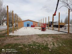 La construcción del nuevo gimnasio de Ablitas avanza a buen ritmo