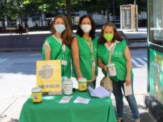 La AECC recauda fondos por la investigación en las calles de Tudela y Pamplona AECC