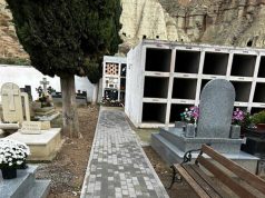 El Ayuntamiento de Arguedas completa las obras de mejora del cementerio municipal