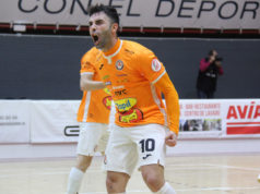 Alegría ante un gol del Aspil Jumpers Ribera NavarrFS