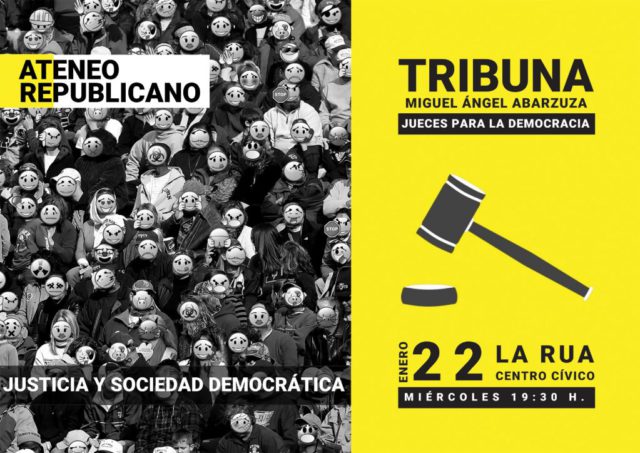 ATENEO REPUBLICANO-CHARLA JUECES