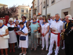 Fernando Fraile, auroro de Villafranca: “El día de Santa Eufemia cantaremos por las calles” Los auroros en la procesión de Santa Eufemia en 2019