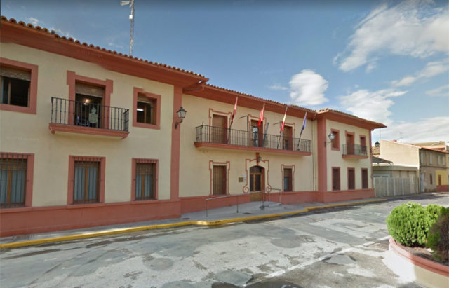 AYUNTAMIENTO-DE-CASTEJON-NAVARRA El ayuntamiento de Castejón está llevando a cabo trabajos de desinfección estos días por el coronavirus