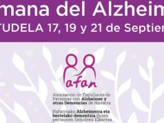 Tudela inicia la Semana del Alzheimer de Navarra con un pasacalles con gigantes y cabezudos Semana del Alzheimer Navarra
