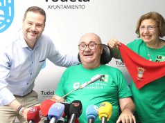 Ángel Álava, protagonista del cohete de Tudela: «Vivid las fiestas con intensidad y alegría»