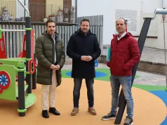Abierto al público el parque infantil de la plaza Señor Tomás en la trasera de San Jorge en Tudela