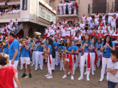 Ramiro Mediavilla, Director de la Banda de Música: “Confío en que en 2021 podamos celebrar Santa Eufemia” Banda de Música de Villafranca durante las fiestas patronales en honor a Santa Eufemia