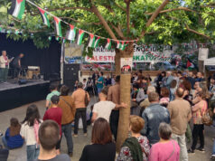 Yala Nafarroa valora positivamente el Día por Palestina celebrado en la Peña Beterri Palestina Beterri