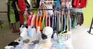 Las mascarillas y las batas de Bruna, productos estrella en septiembre