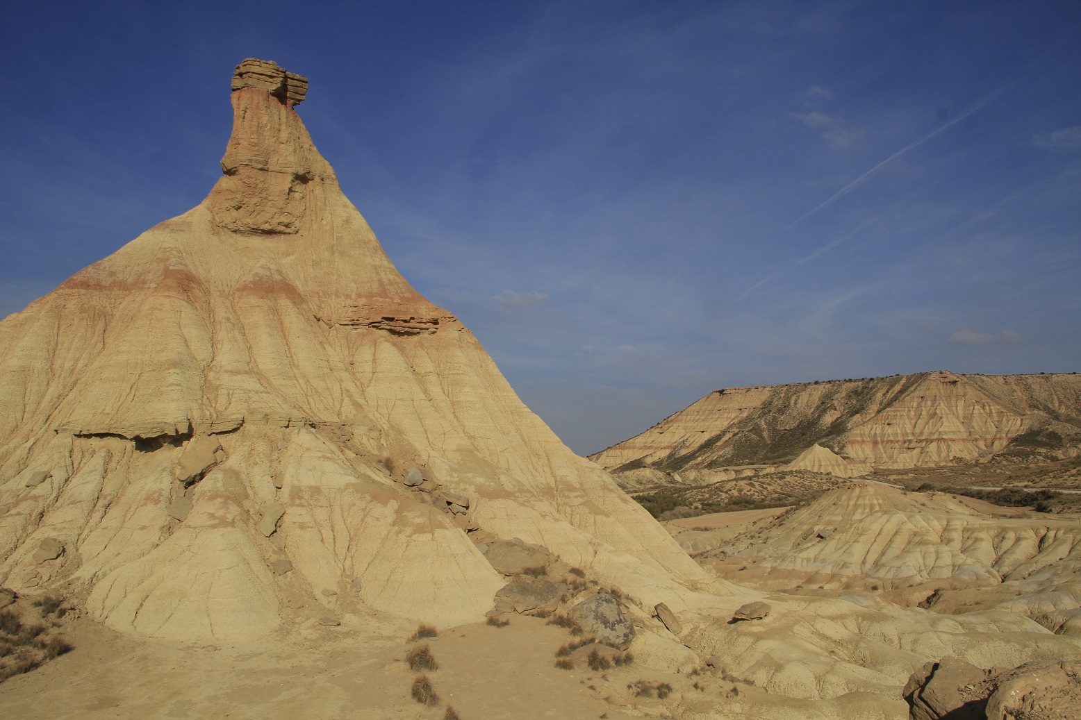 Visiting the Bardenas Reales in Navarra. Spain