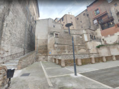 Calle Rúa Alta de Bécquer, en Tarazona