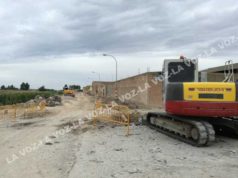 Las obras en la calle de La Máquina de Cortes terminarán en noviembre y desviarán el tráfico del casco urbano
