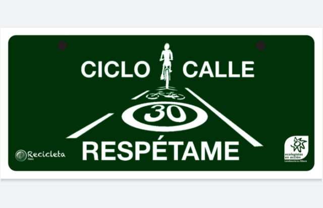 CAMPAÑA-USO-BICICLETA Imagen de la campaña "Respétame"