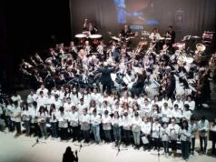 La Banda de Música y el CPEIP “Ciudad de Corella”, unidos en el concierto de Año Nuevo Corella