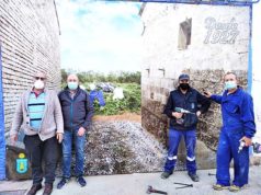 «El mural del abrevadero del antiguo lavadero recuerda el pasado de Cortes”