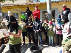 CPAEN/NNPEK ‘asalta’ un jardín en Tudela