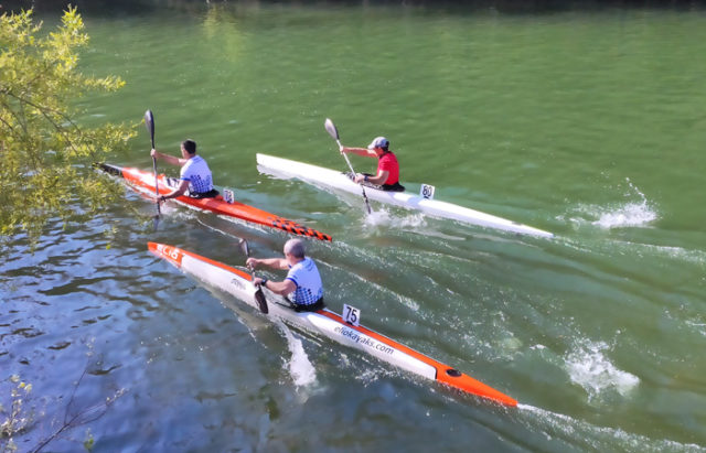 Club-Piragüismo-Traslapuente-Campeonato-Navarro-de-Invierno Miembros del Club de Piragüismo Traslapuente en la prueba celebrada en Pamplona
