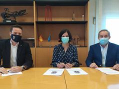 Tudela y Fontellas suscriben los convenios para desarrollar el carril bici entre ambas localidades