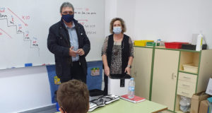 El Ayuntamiento de Milagro ha instalado 21 purificadores en su colegio público