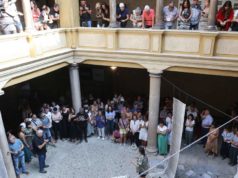 El arte efímero de Des-Adarve llena Tudela Des-Adarve
