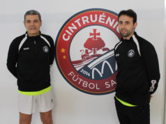 Cambio de rumbo en el cuerpo técnico del Club Cintruénigo FS Jose Ignacio Pitillas y David Equisoain entrenadores del Cintruénigo FS