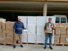 El consorcio de residuos aporta material para la distribución de alimentos de Villa Javier