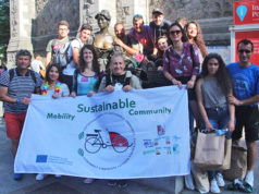 Ciclistas corellanos en Dublín por una comunidad más sostenible