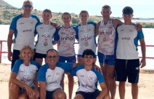 El Club de piragüismo Ebrokayak de Tudela brilla en el Campeonato de España de Ríos en el Cinca Ebrokayak Campeonato España