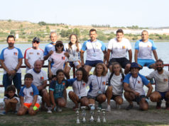 Participantes del Ebrokayak en el Descenso del Cinca