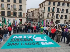 ELA reúne a 150 delegados en Tudela para defender un salario mínimo propio de Navarra
