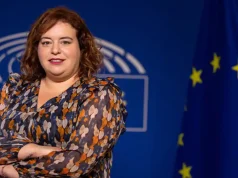 Elena Sancho pide a la Comisión Europea más apoyo a Navarra en las transiciones digital y verde