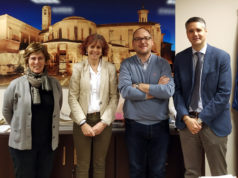 La consejera de Cultura visita diversos espacios culturales de Fitero